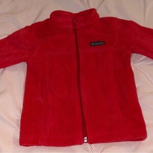 Columbia Vibrant Red Fleece Jacket